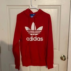 Mens Red Adidas Sweater